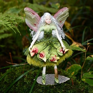 Fairy Doll - FERN - Bendable Fairy - Posable Art Doll - Unique Handmade Fairies - Fae Folk® Fairies - Fairy Ornaments - Etsy