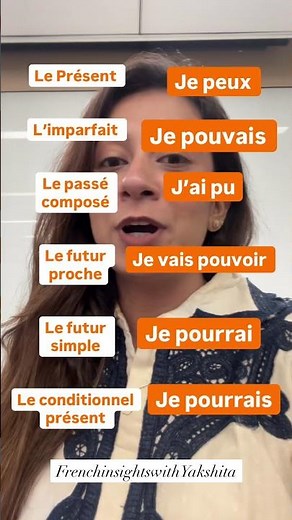 Le verbe POUVOIR #frenchlessons #frenchlanguage #french #frenchverbs #authenticfrench #apprends