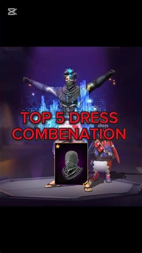 Top 5 Dress Combenation #oc #animatic #viral #freefire