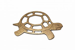 Vintage Brass Turtle Trivet | Turtle Pot Stand | Mid Century Brass Kitchen Decor | Tortoise Hot Plate - Etsy