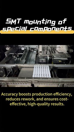 PCB LED Lens SMT Mounting | How Special Components Are Placed Accurately? #factory #pcb #pcba #led