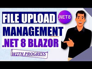 .NET 8 Blazor File Upload with progress bar display.🌟
