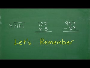 Math You FORGOT in Elementary School- Let’s Remember