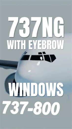👷🦺⚠️ AvMS Ep. 5 Misconceptions Boeing 737NG eyebrow windows #aviation #aviationgeek #blender3d