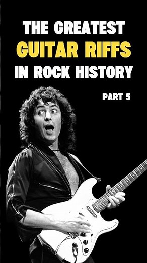 Top 25 Greatest Guitar Riffs in Rock History! (Part 5/5) 🎸 #top25 #guitarriff #rockhistory #music