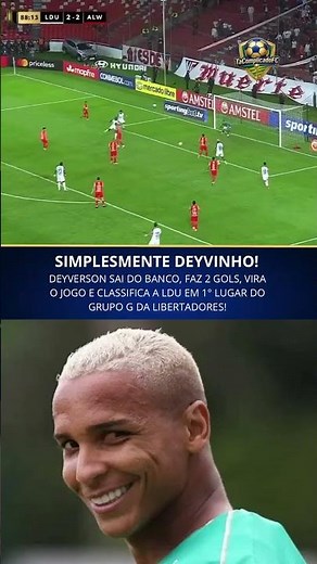 Deyverson comes on in the 2nd half, scores twice, turns the game around, and gives LDU the win #l...