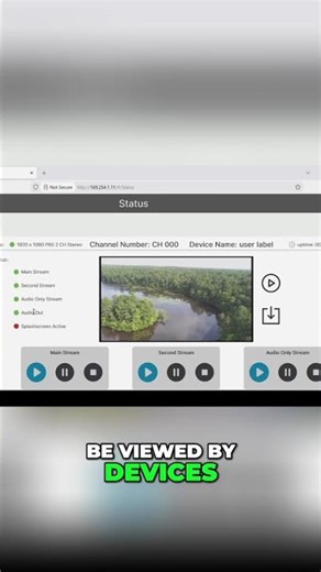 Network Video Streamer: Easy RTSP Feed Setup #shorts