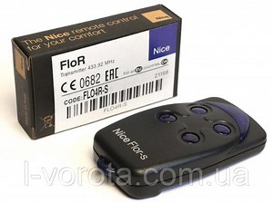 Пульт-брелок Nice FLO4R-S 4-канальний, динамічний код, 433,92 MHz, ціна: 297.50 ₴, купити на Prom.ua