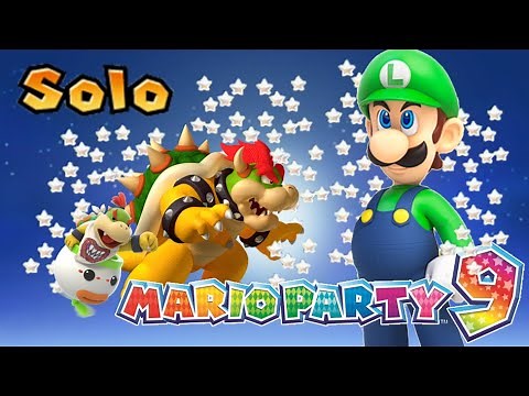 Mario Party 9 Full Game Walkthrough SOLO MODE with Luigi