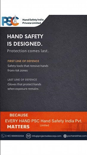 Hand Safety Is Designed: Engineering Controls First, PPE Last