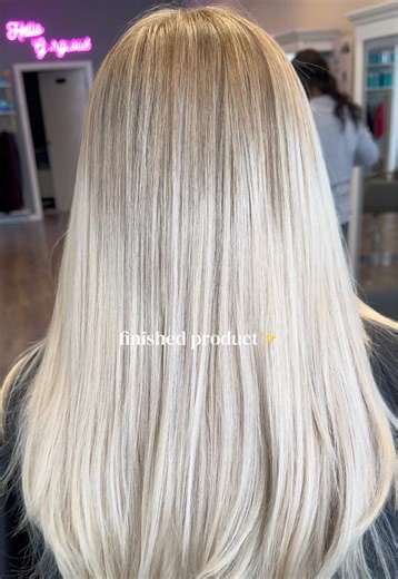 The process isn’t always pretty… but the results always are ✨#infinitybeautybar #hairinspo