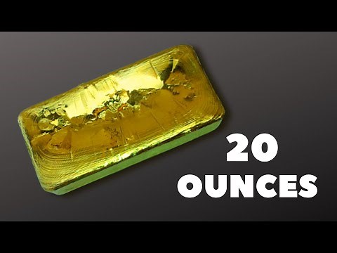 🔥 How to Melt Gold - Making a 20 Ounces Gold Bar