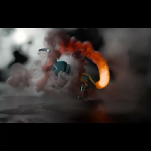 Blender + Embergen VFX 😱| This Fire Trail Was NOT Real 🔥 #viral #vfx #animation #blender #shorts