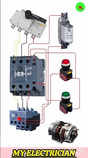 how contactor and #electrical #shortvideo #ytshorts #youtubeshorts #shorts