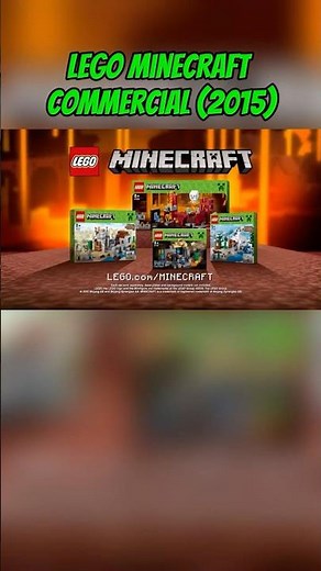 Lego Minecraft Commercial (2015)! #shorts #minecraft #nostalgia
