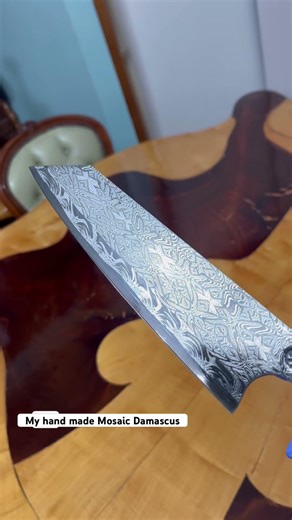 My hand made Mosaic Damascus.