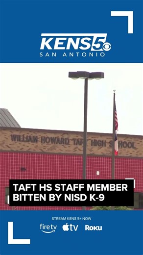 Taft High School administrator bitten by Northside ISD K-9