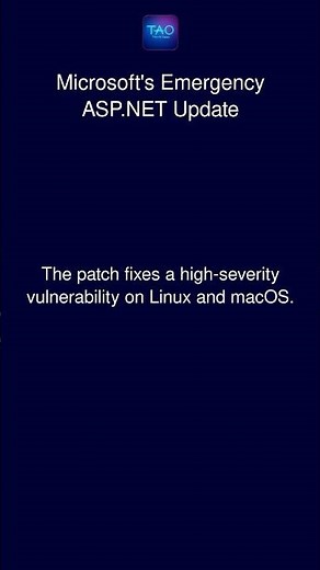 Microsoft's Emergency ASP.NET Update