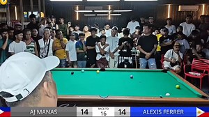 1.5M views · 18K reactions | Exhibition! AJ Manas V'S Alexis Ferrer #highlightsシ゚ #10ball #pool #billiard | BOSS TUBO | Facebook