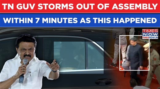 Tamil Nadu: Drama erupted in the assembly on the first day of the session as Governor RN Ravi walked out. He cited ‘disrespect’ to the National Anthem. Similar scenes were witnessed last year also. Watch the video to know more details. #TNOriginals #TimesNow | TIMES NOW