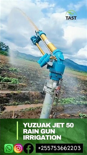 How to install sprinkler irrigation system yuzuak JET 50 Raingun#tast#install#installation#sprinkler
