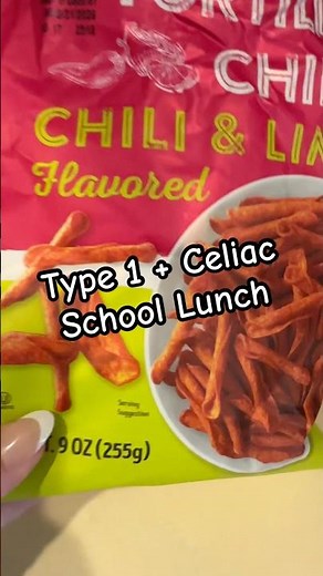 How I pack type 1 + celiac school lunch