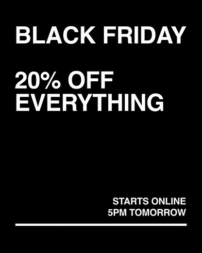 Glassons | BLACK FRIDAY 20% OFF EVERYTHING STARTS TOMORROW 5PM AEDT, 5PM NZT AND IN STORE 8AM FRIDAY #glassons | Instagram