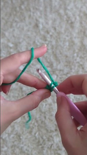 The Linked Double Crochet Stitch 🧶 #crochet #crochetstitch #doublecrochet