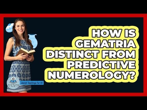 How Is Gematria Distinct From Predictive Numerology?