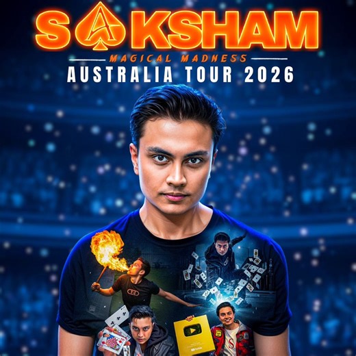 🔥 Don’t miss Saksham’s Magic Show LIVE in Penrith — the viral magician with 6M fans bringing impossible, tech-powered illusions to your city! 🎟️ Get your tickets today! | Saksham magic
