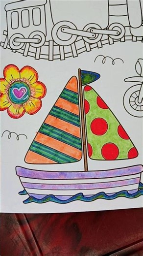 No planning, no rules, just weird random coloring ✨🌈#coloringadventure #colorwithme