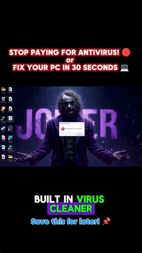 Stop paying for Antivirus! DO THIS. 🛑 Fix YOUR PC for FREE #KernelKrypt #short #windows11 #microsoft