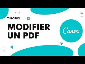 Comment modifier un PDF sur Canva
