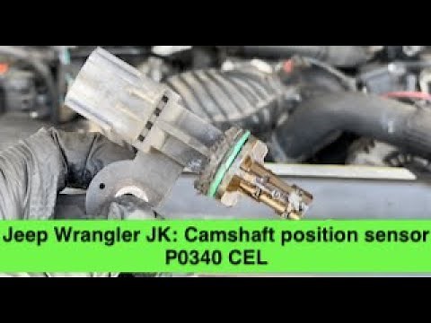 Jeep Wrangler JK: Replace #camshaft #position #Sensor with #checkenginelight #p0340 under 4 minutes!