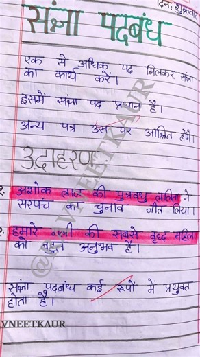 PADBANDH AUR USKE PRAKAR CLASS 10 HINDI GRAMMAR NOTES #cbseclass10 #hindigrammar #shortnotes #cbse