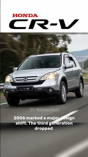 How the Honda CR-V Changed Over 6 Generations