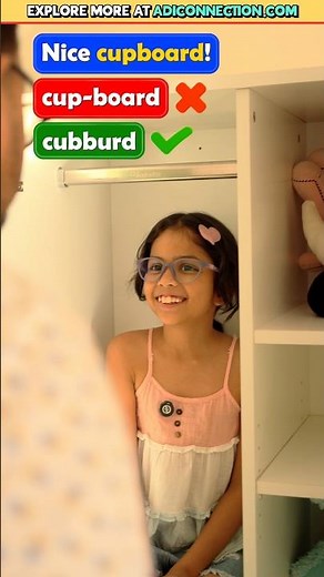 Stop Mispronouncing These Words ❌ | Cupboard, Cucumber, Geyser & More | Adi Connection #shorts