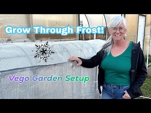 Extend Your Growing Season! Vego Garden Frost Cover Setup for Raised Beds 🌱 (Fall Gardening in Ohio)