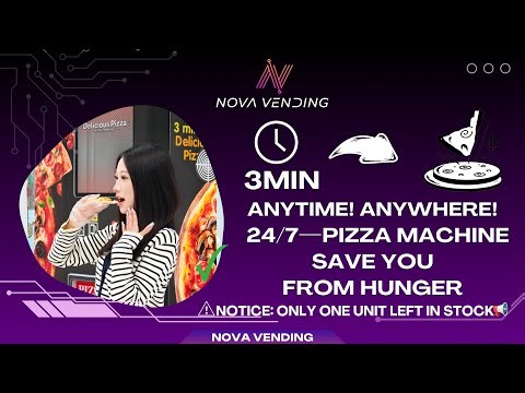 Where This Pizza Vending Machine Actually Works???(Real-Life Test)🍕⚡️