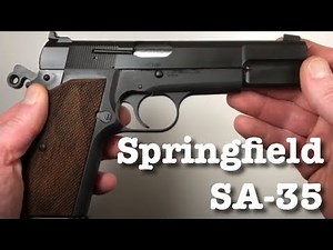 Springfield Armory SA-35 9mm Luger Pistol Clone of the Browning High-Power Handgun