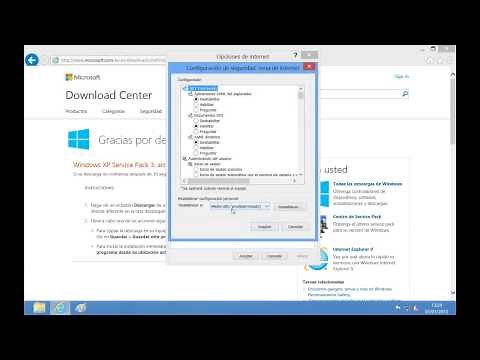 Windows 8 - Habilitar y deshabilitar descarga de archivos desde IE