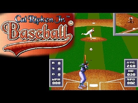 Cal Ripken Jr. Baseball ... (SNES) 60fps Gameplay