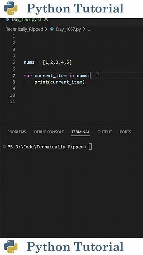 Python For Loop Syntax Explained | Python Tutorial