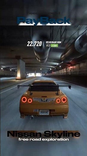 NFS PayBack - free road exploration - Nissan Skyline III