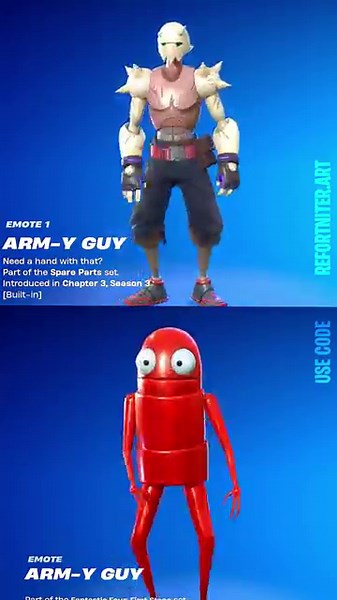 R.E.P.O. Semibot Built-In Emotes in Fortnite (Fortnitemares 2025) part 1