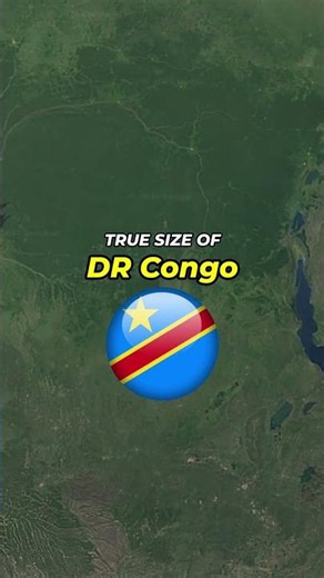 DR Congo Is Bigger Than You Think 🇨🇩