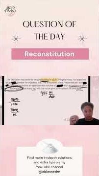 Reconstitution Breakdown 🎥🧪