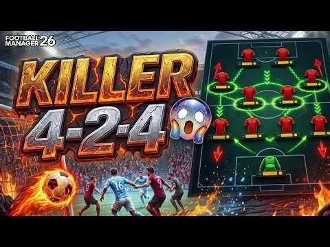 The KILLER 424 FM26 Tactic!! Boss The Game - Score Goals - Football Manager 26.3