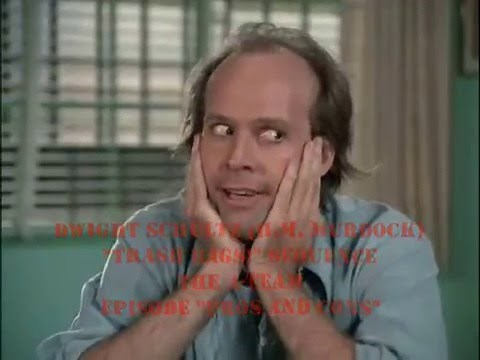 The A-Team - H. M. Murdock - "Trash bags!" sequence.