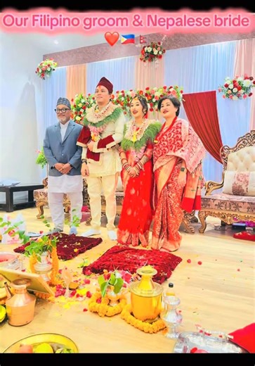 Filipino Groom Meets Nepalese Bride in Traditional Wedding
